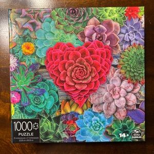 Brand New Colorful Succulent 1000-Piece Puzzle